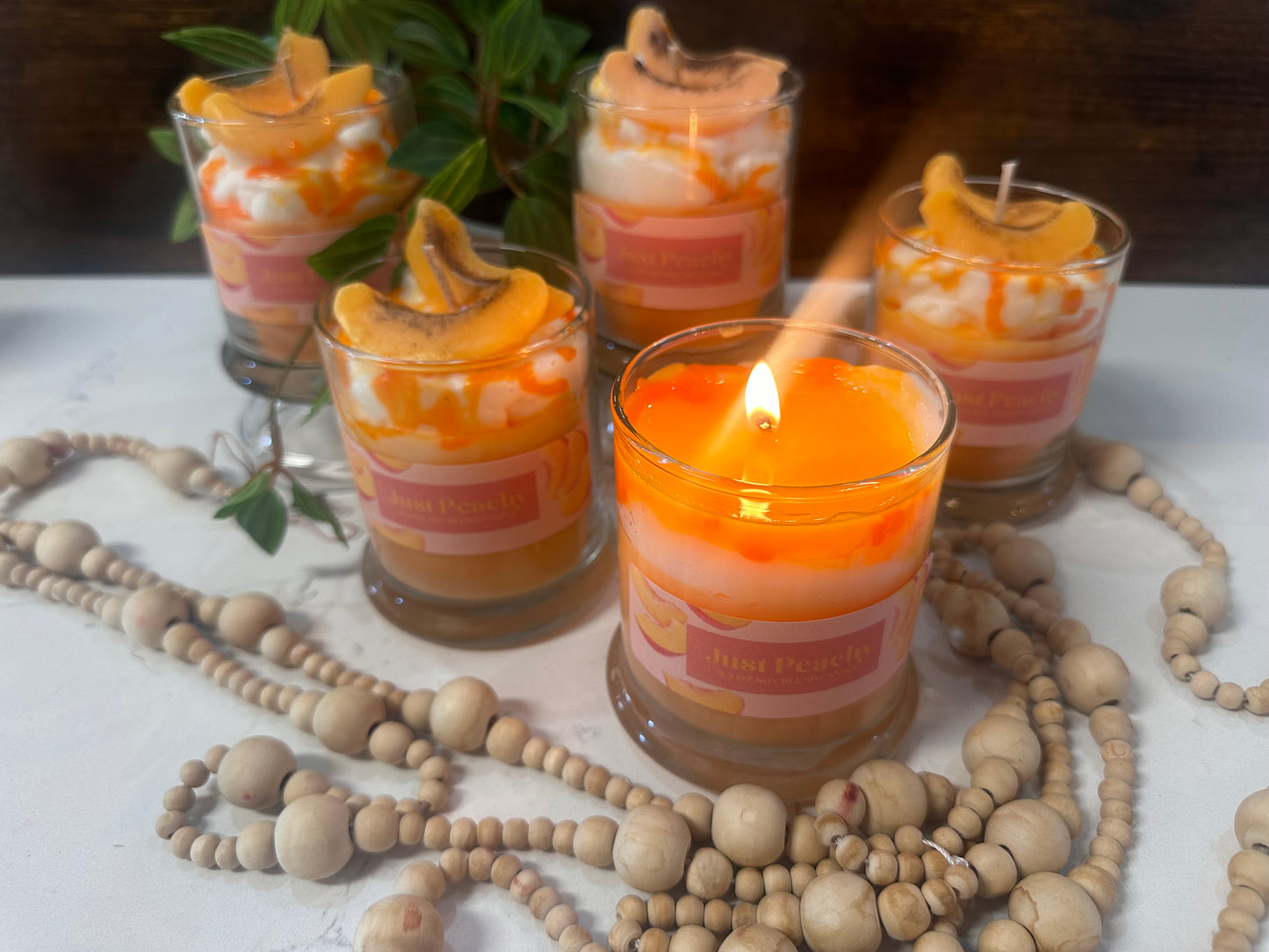 Just Peachy 9.5 oz Soy Blend Candle