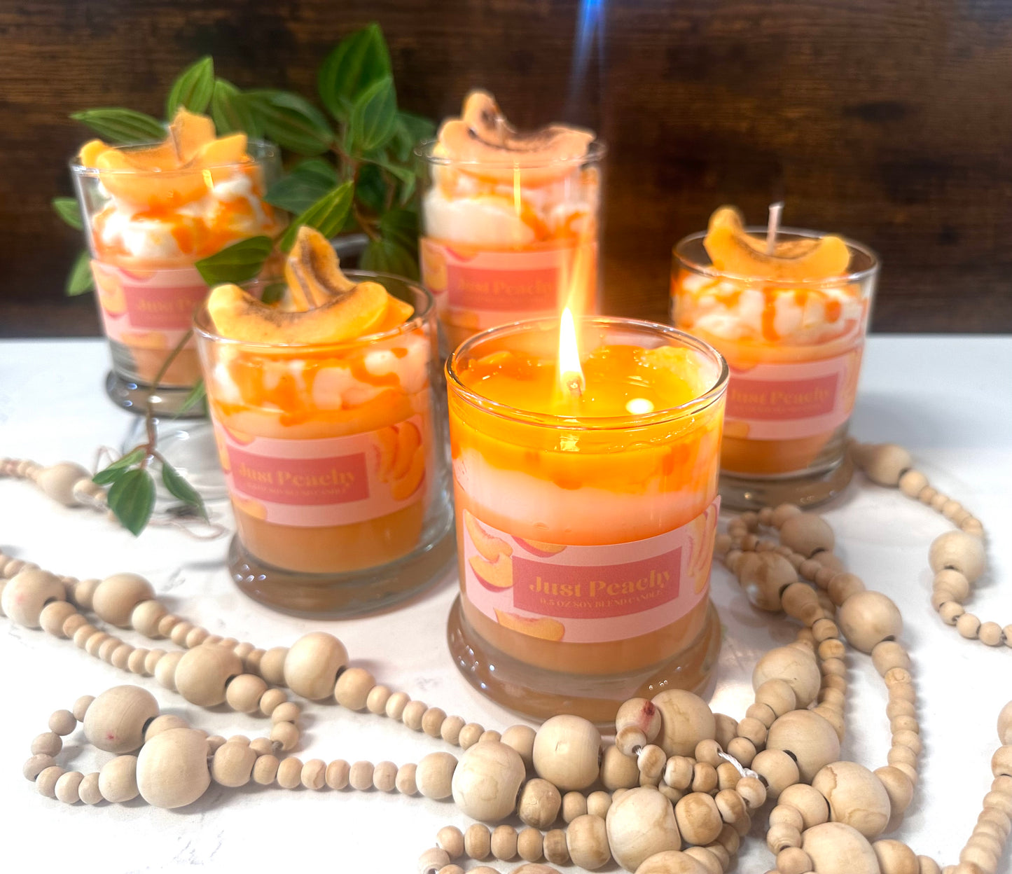 Just Peachy 9.5 oz Soy Blend Candle