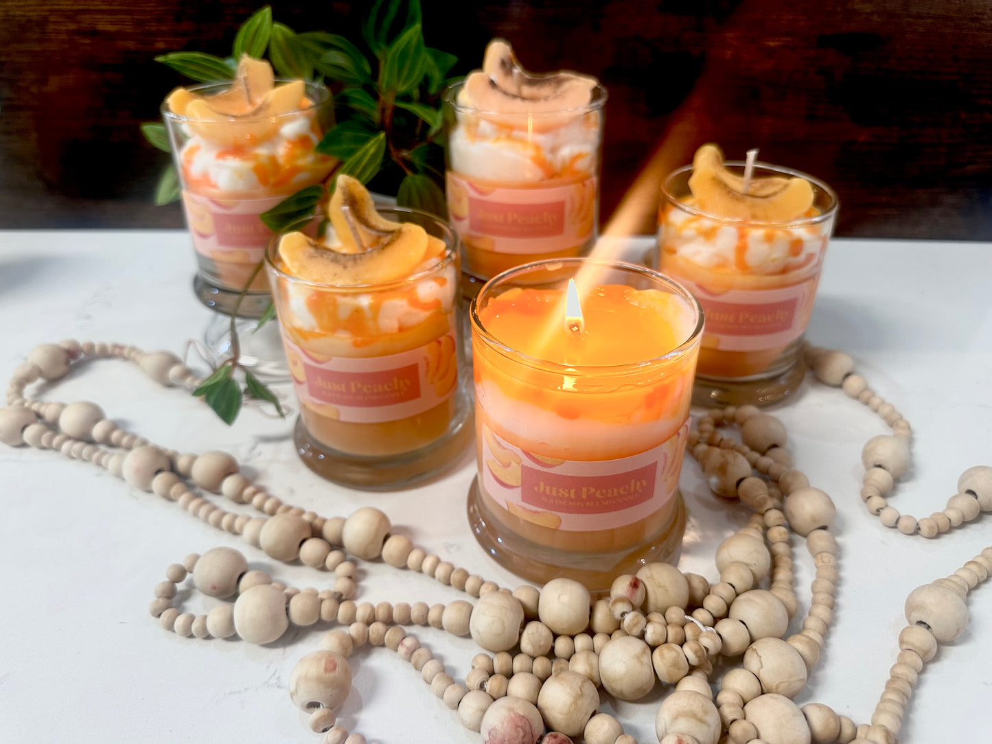 Just Peachy 9.5 oz Soy Blend Candle