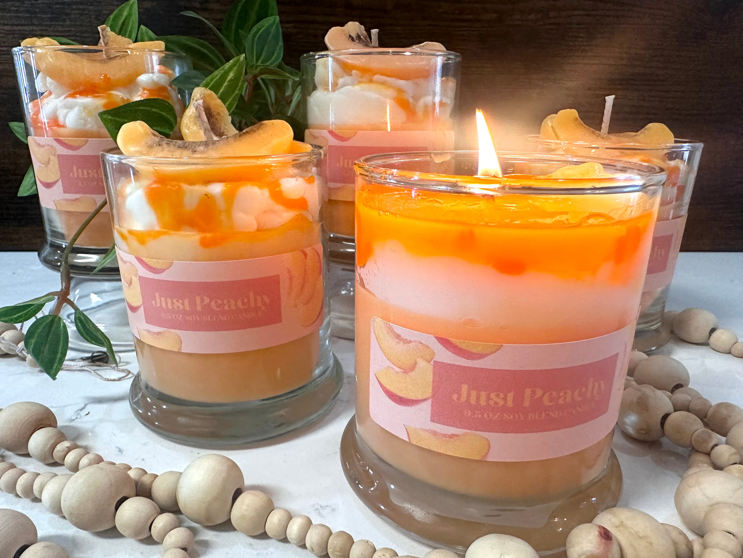 Just Peachy 9.5 oz Soy Blend Candle