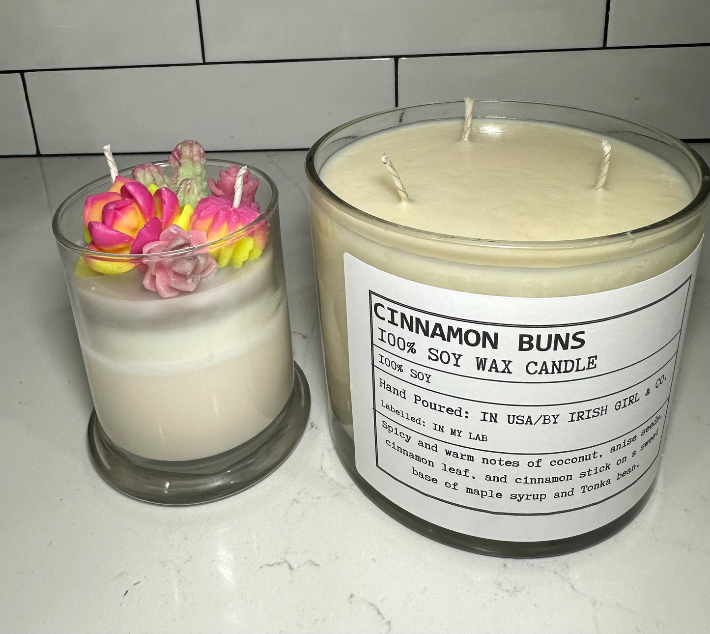 Large 3 wick luxurious candle
