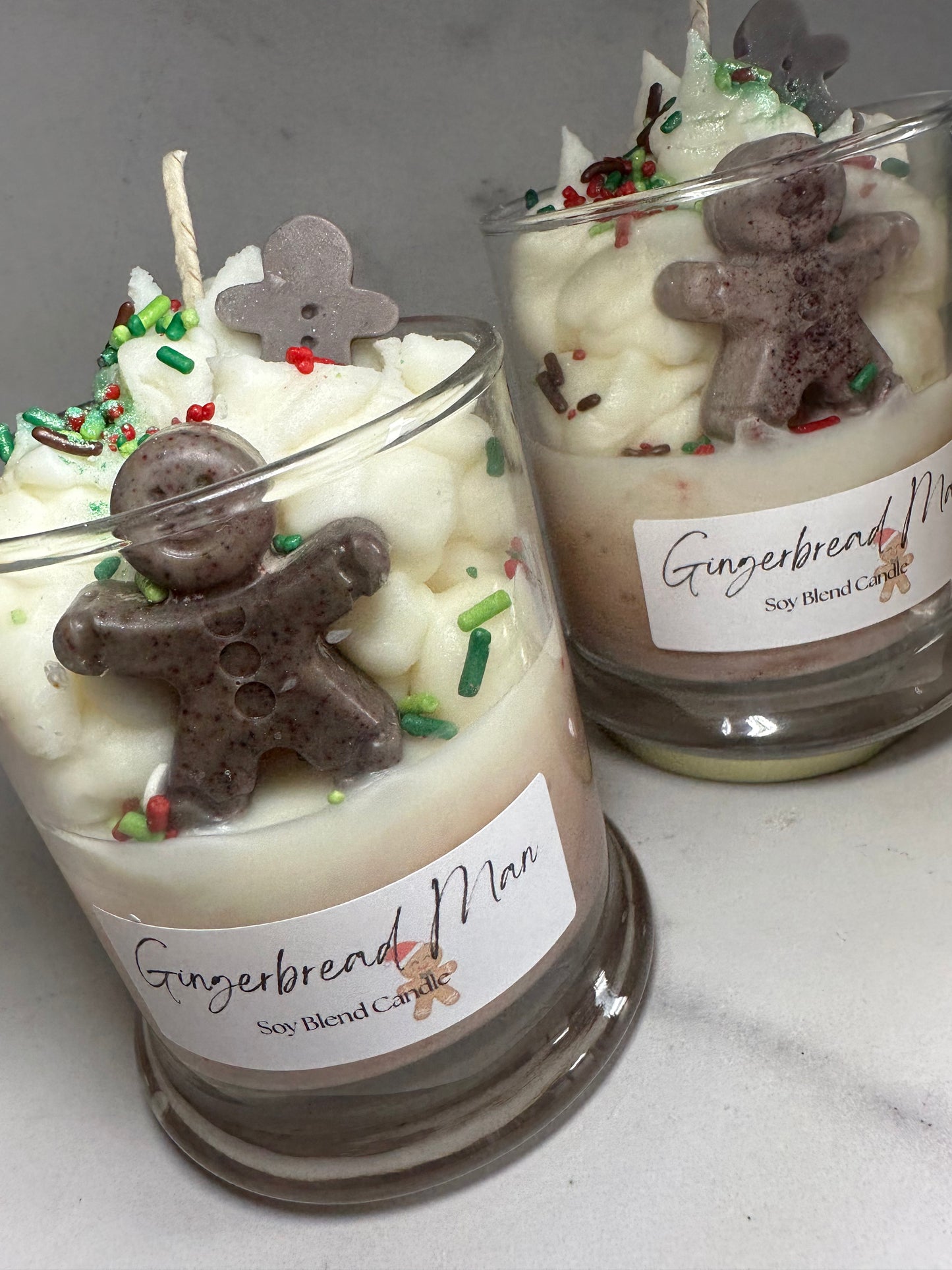 Gingerbread Man Soy Candle