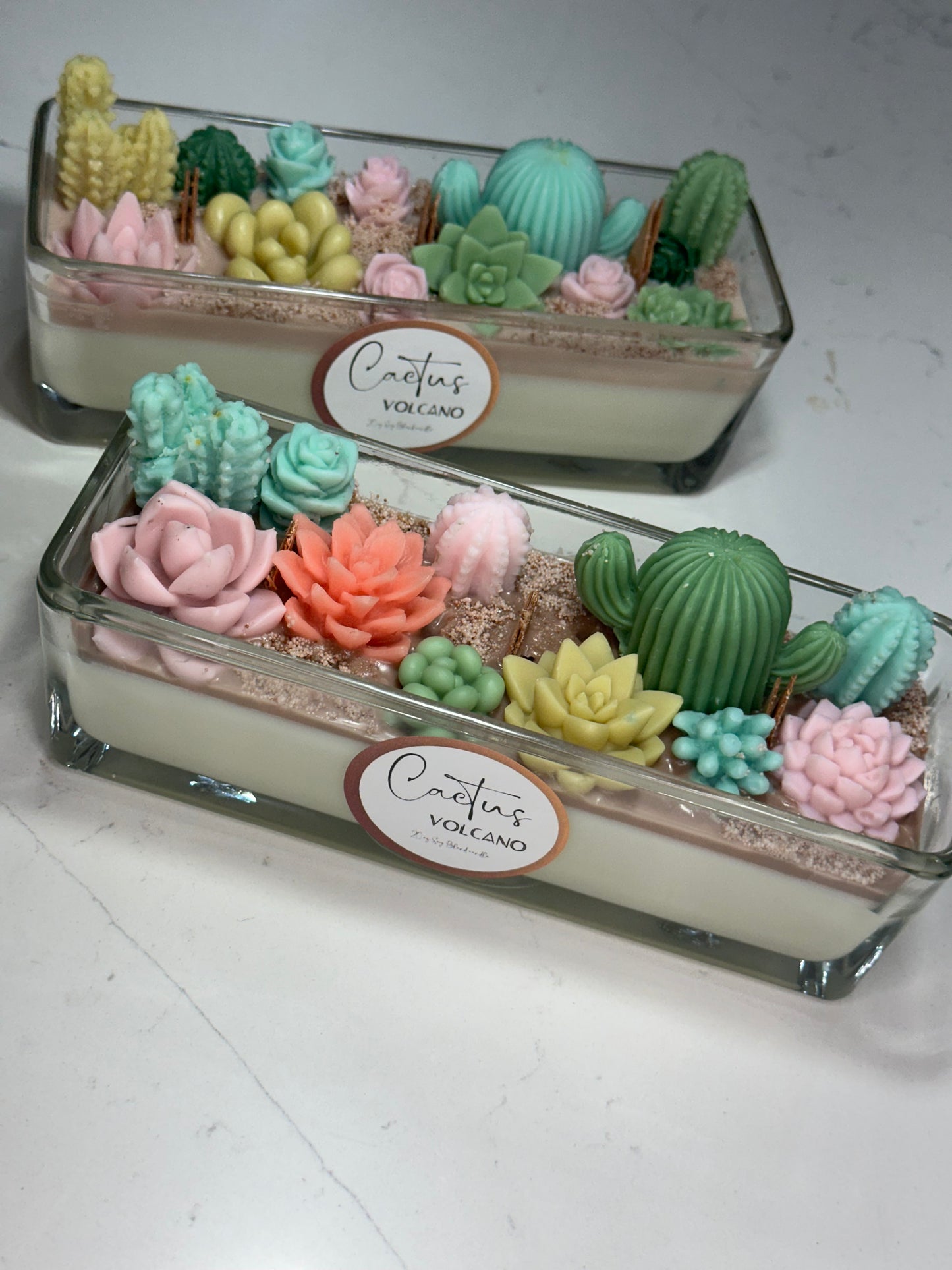 Cactus Volcano Candle