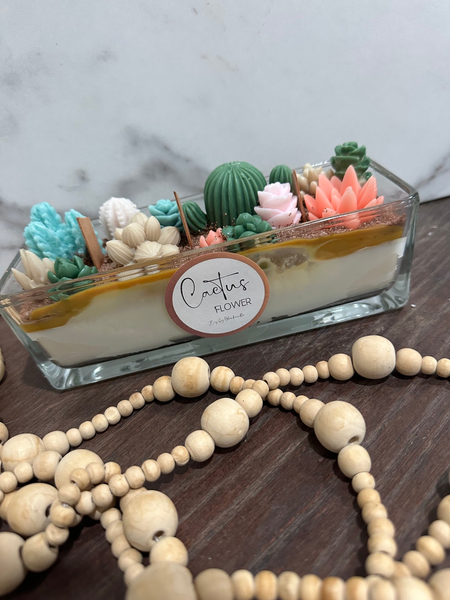 Cactus Volcano Candle