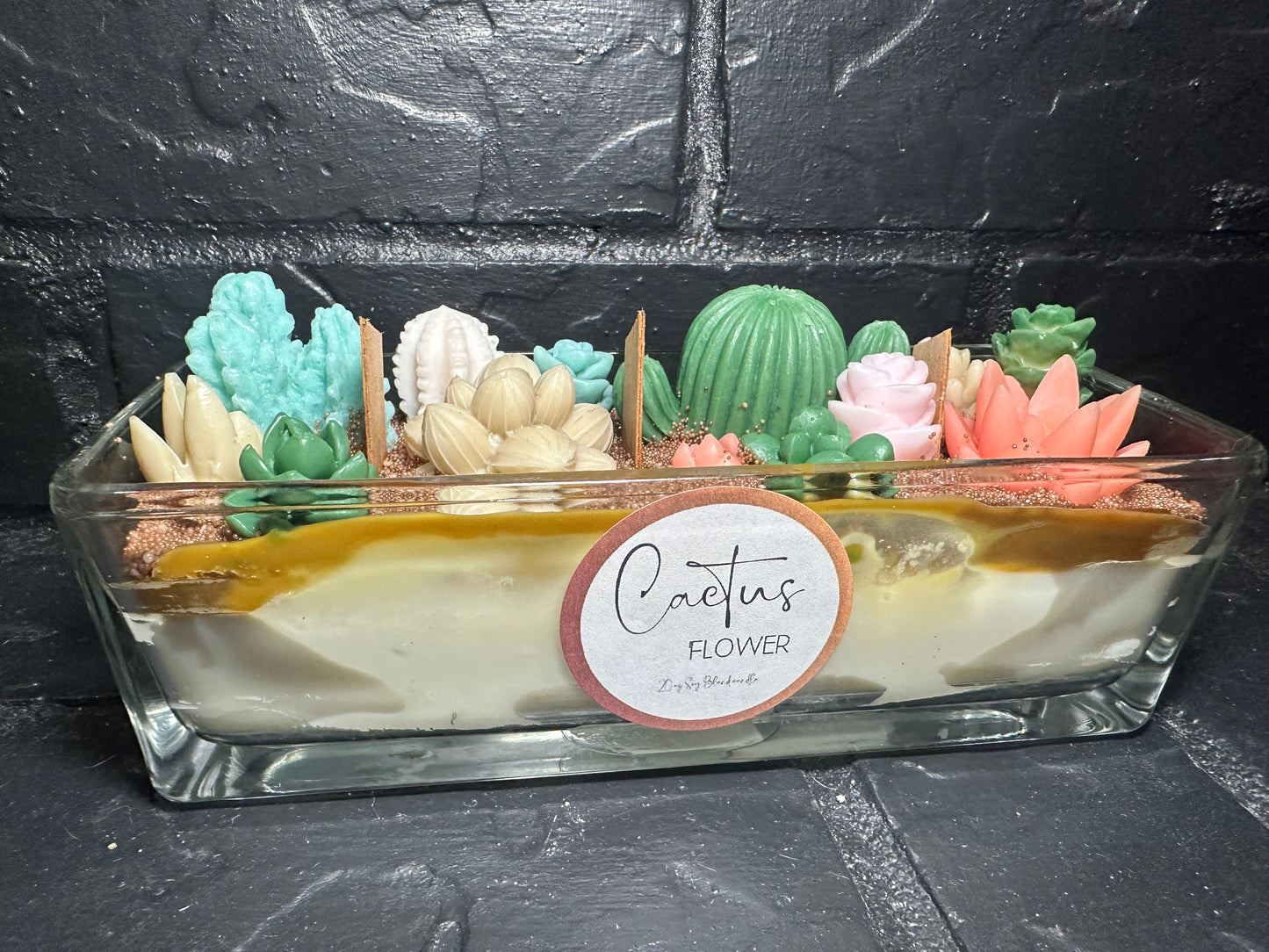 Cactus Volcano Candle