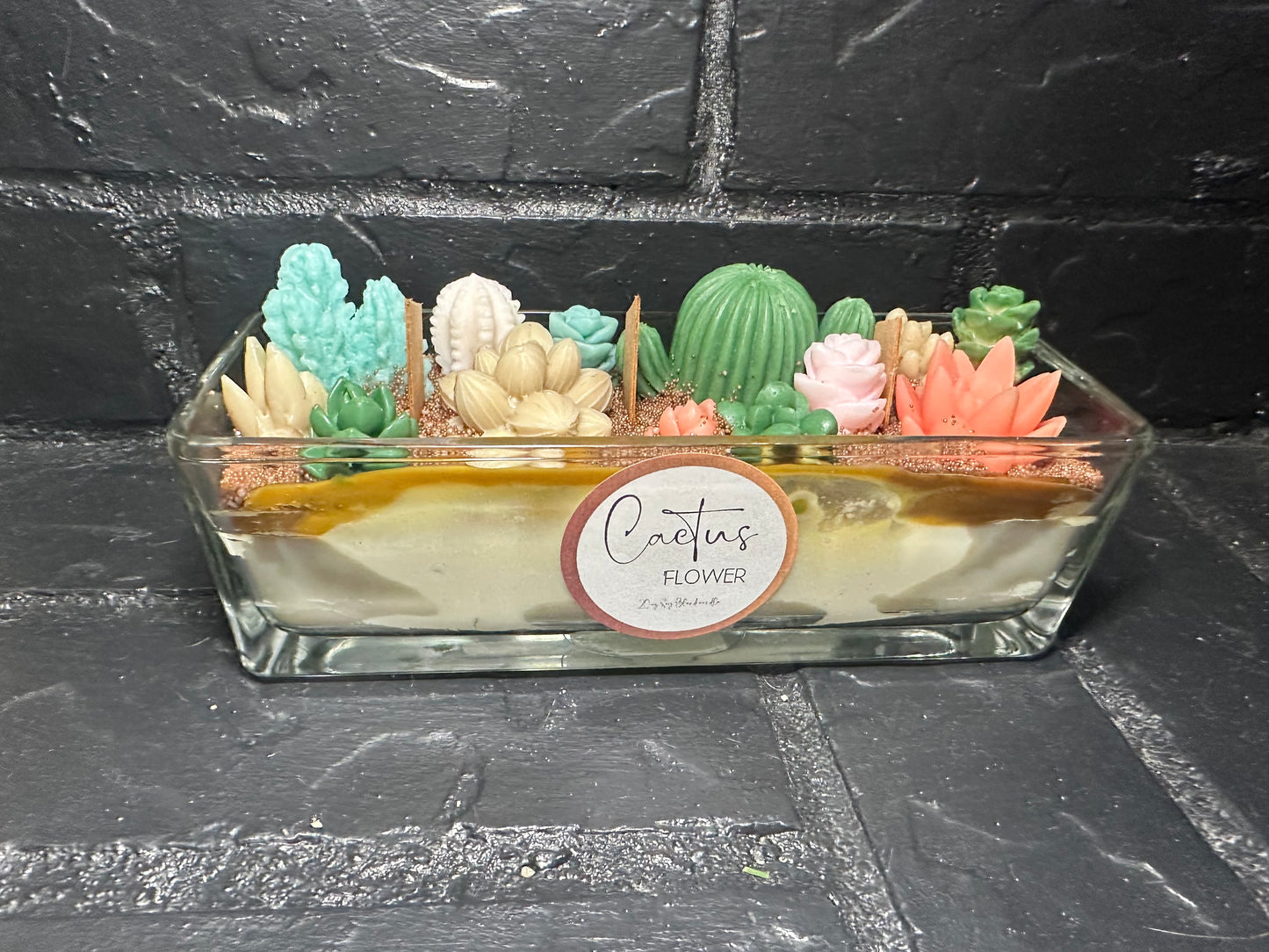 Cactus Volcano Candle