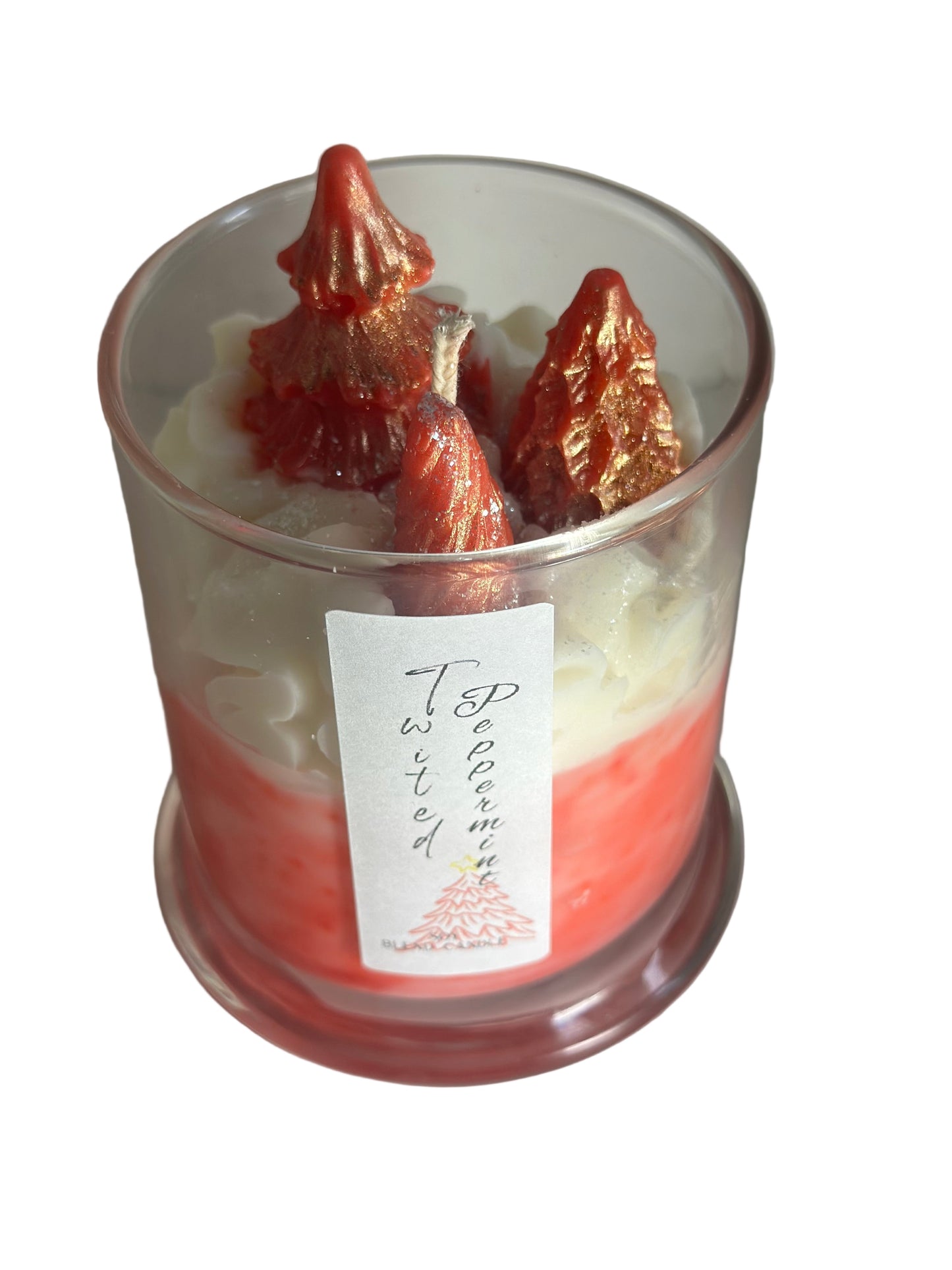 Winter Peppermint Delight Soy Candle