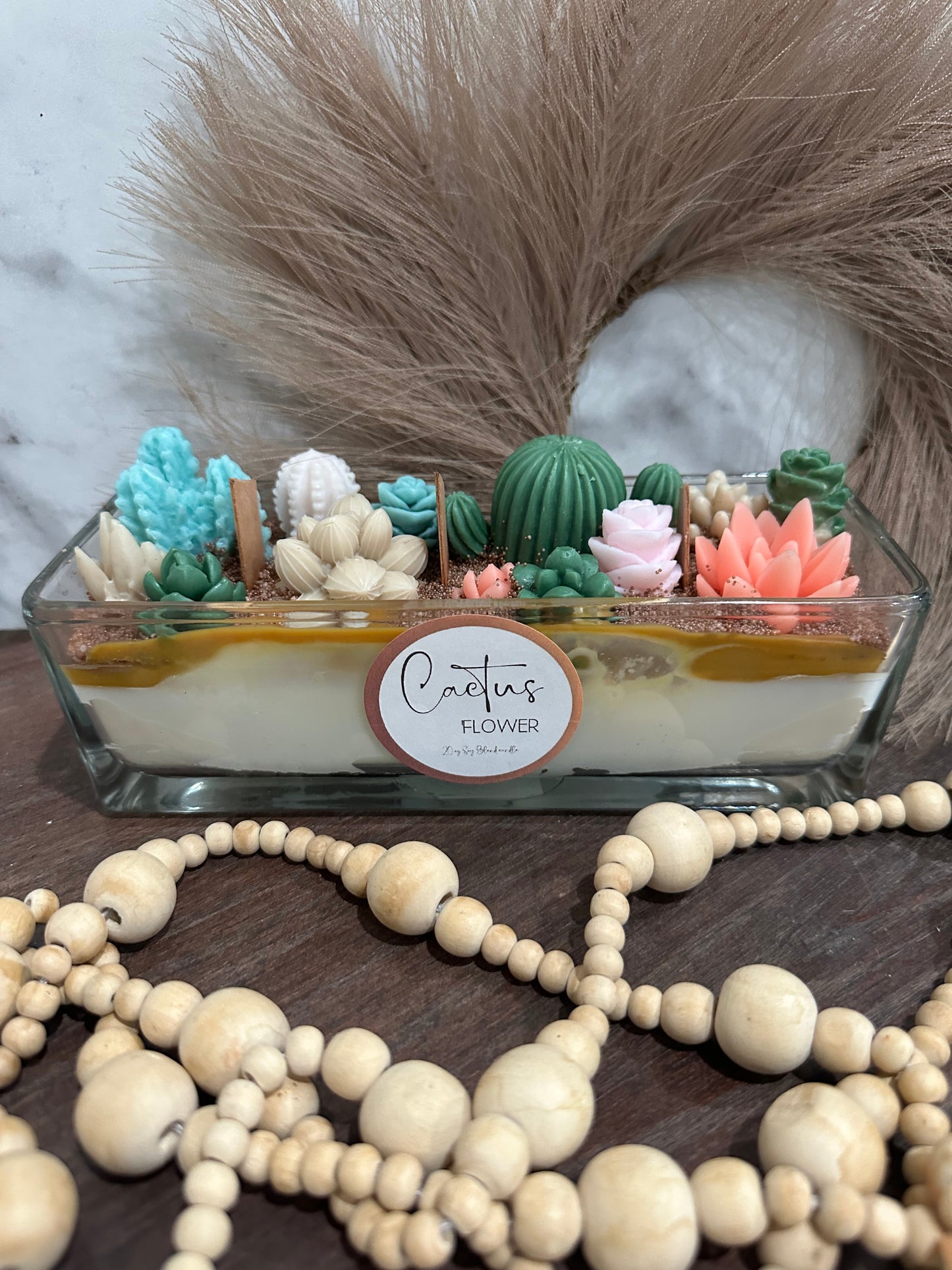 Cactus Volcano Candle