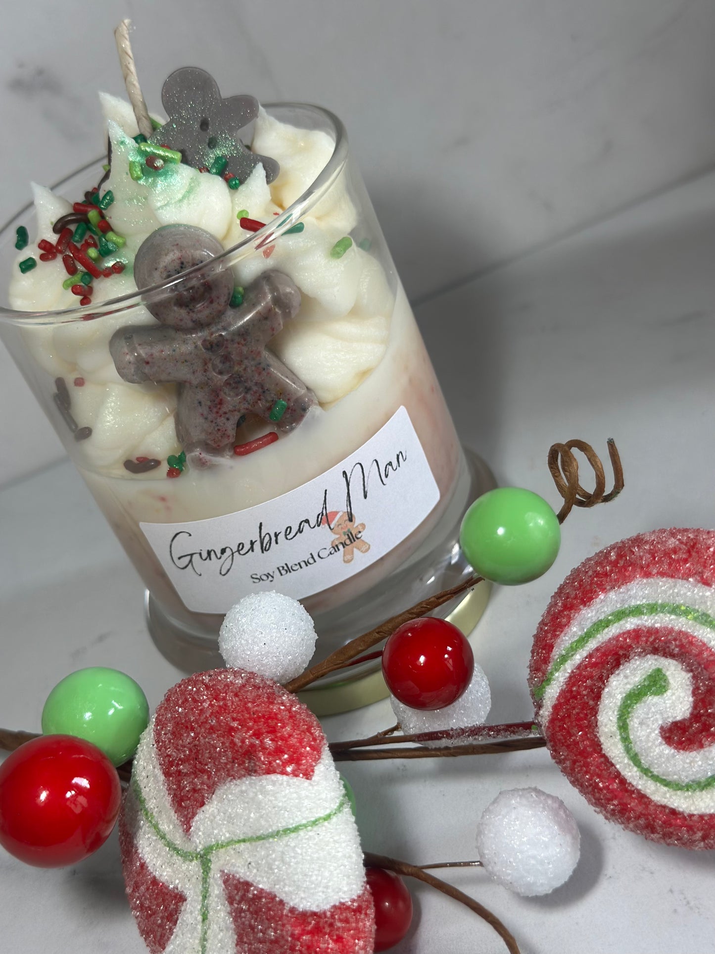 Gingerbread Man Soy Candle