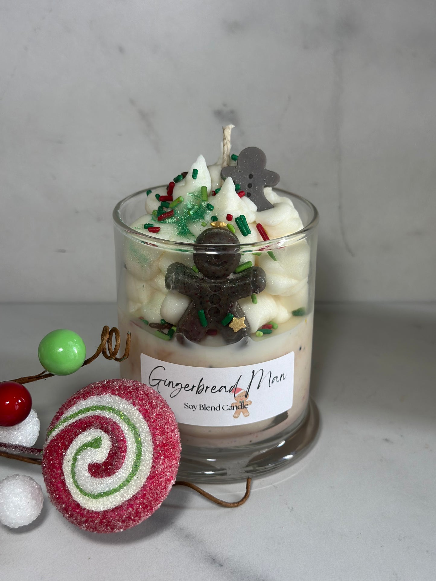 Gingerbread Man Soy Candle