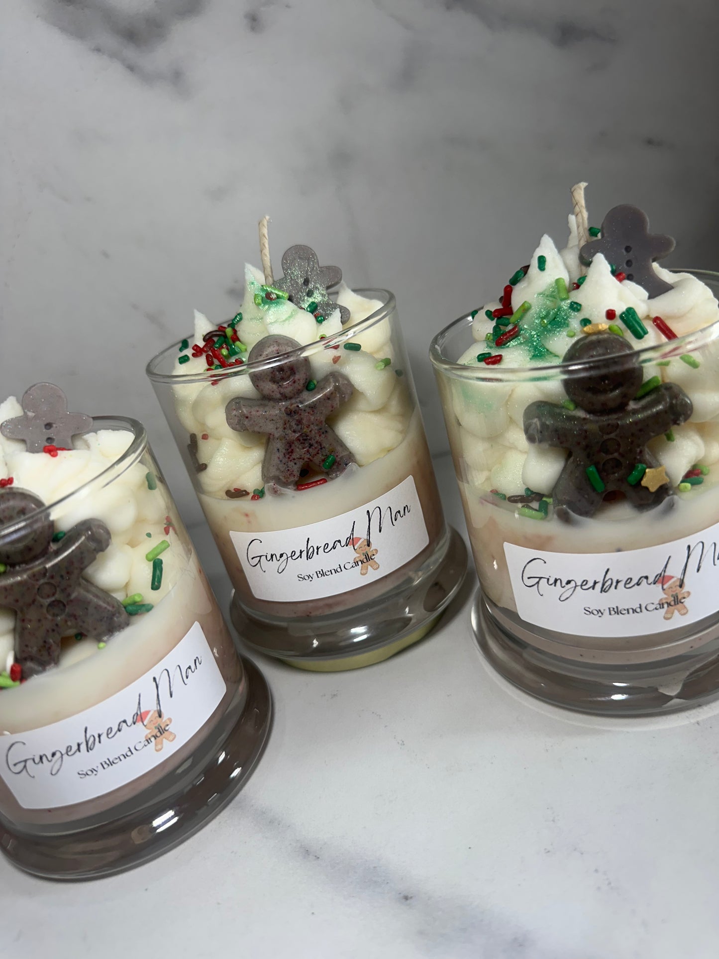 Gingerbread Man Soy Candle