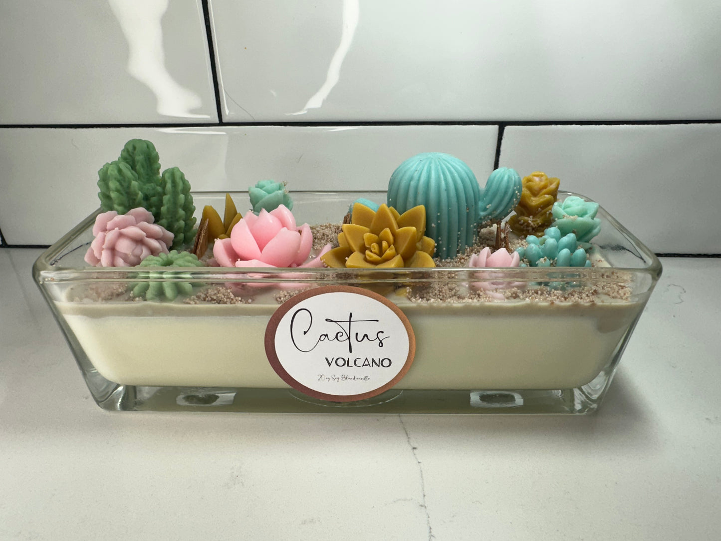 Cactus Volcano Candle