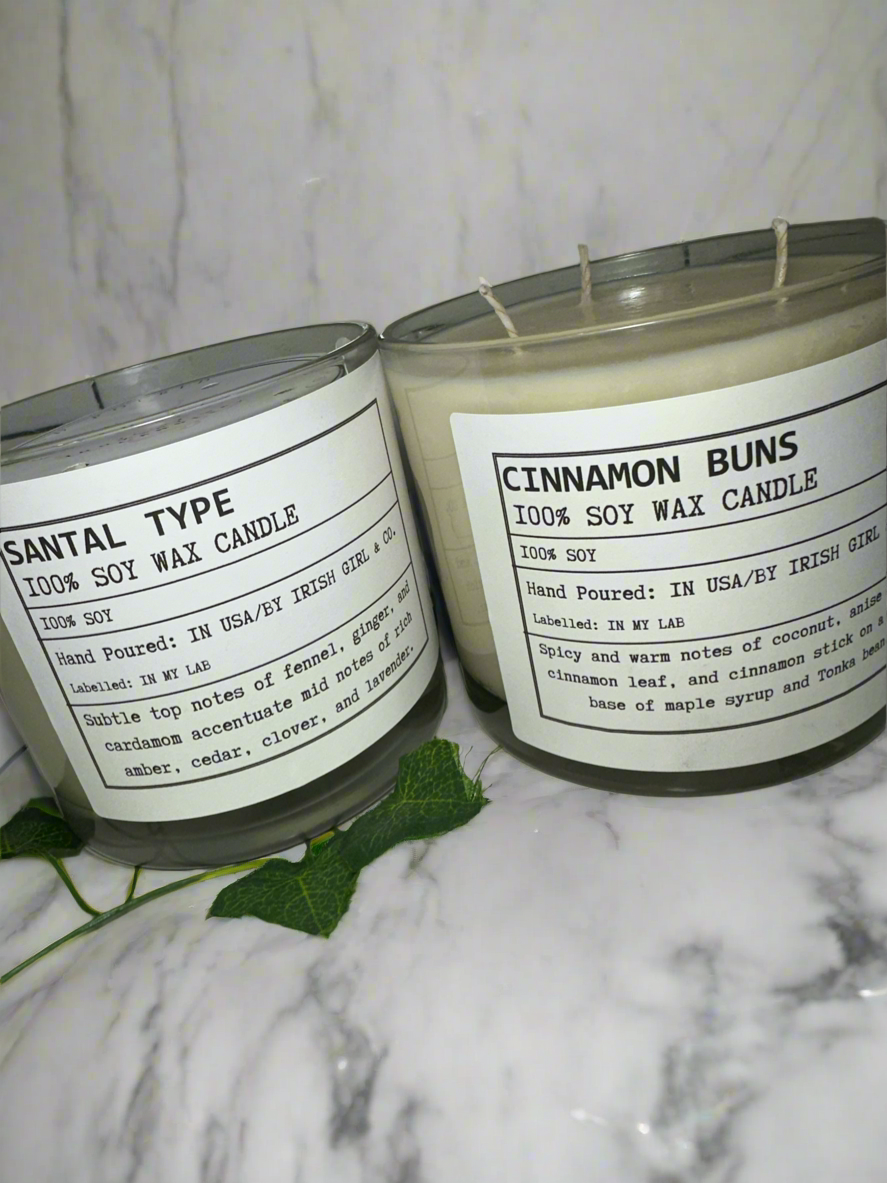Large 3 wick luxurious candle